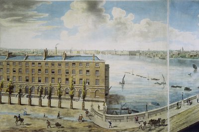 Panoramic view of London by Robert Barker